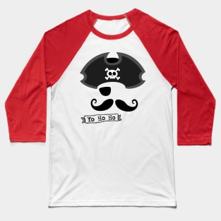 Pirate Yo Ho Ho Baseball T-Shirt